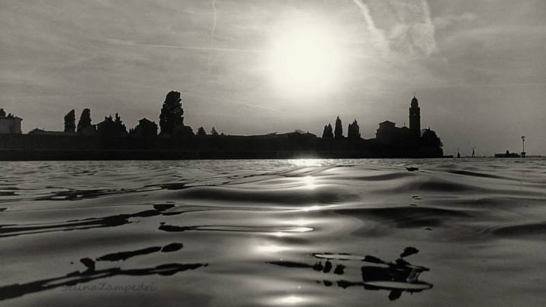 L'Isola di San Michele dall'acqua, Il Cimitero in cui è sepolto Brodskij. Copyright sulla foto Selina Zampedri